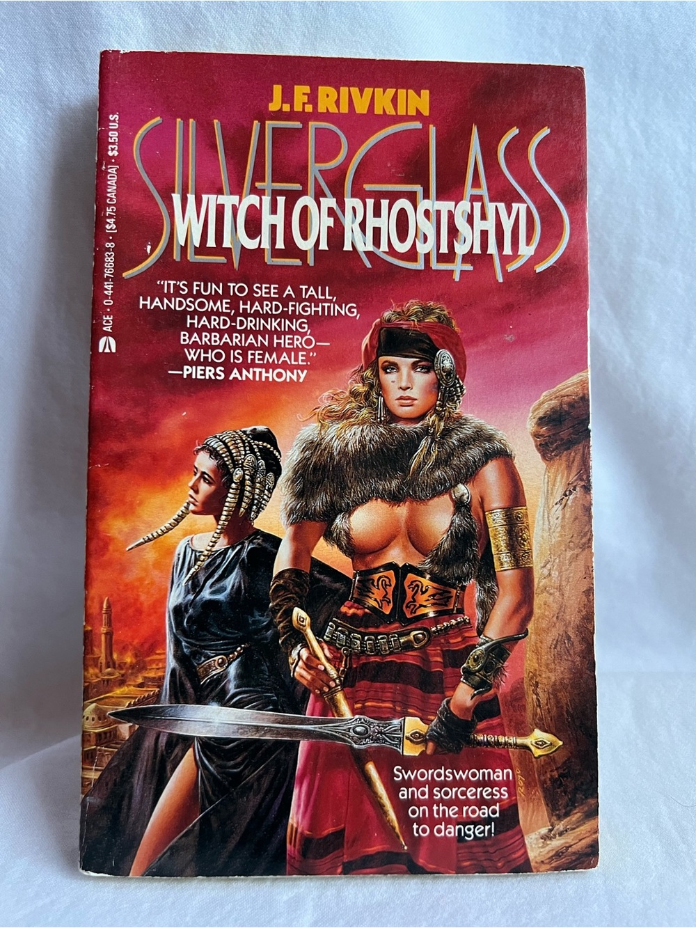 Silverglass Witch of Rhostshyl J.F. Rivkin Fantasy Paperback Book